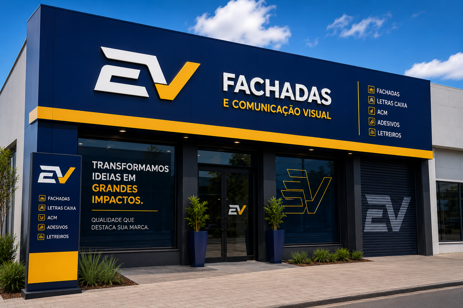 Fachada EV Artes Visuais